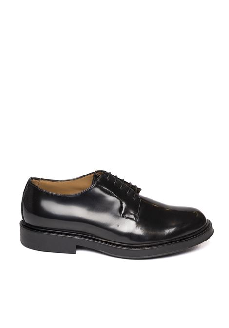 Black brushed leather derby PICCADILLY | 044SPAZ-NERO