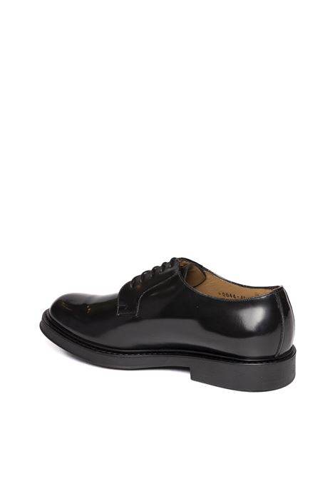 Black brushed leather derby PICCADILLY | 044SPAZ-NERO