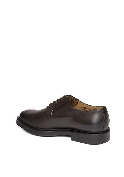 Dark brown leaather lace up PICCADILLY | 044VIT-T.MORO