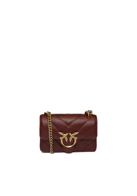 red ocher/gold love one mini bag PINKO | 1000074A1UR-ONEMINI-B08Q