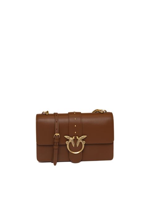 classic love one simply leather/gold bag PINKO | 100053A0F1-ONECLASSIC-L48Q