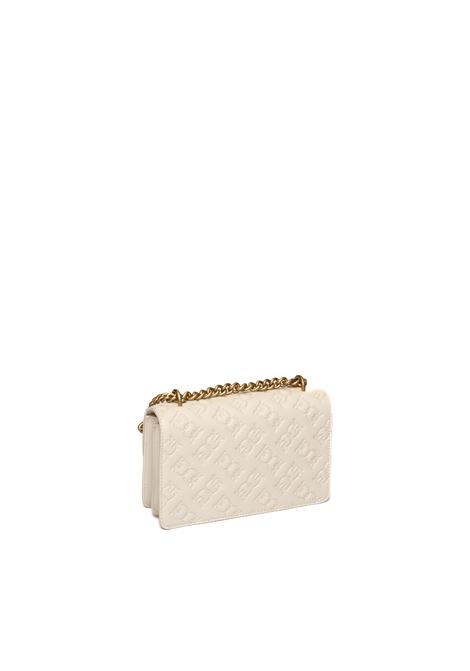 Ivory printed logo mini Love bag PINKO | 100074A1YB-ONEMINIV-Z14Q