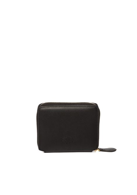 black/gold taylor wallet PINKO | 100249-A0F1TAYLORZIP-Z99Q