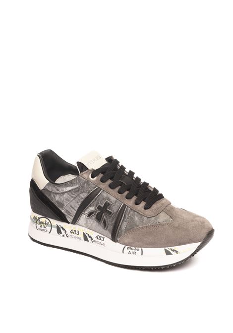 Sneaker conny grigio PREMIATA | CONNYCAM/NYL-6986