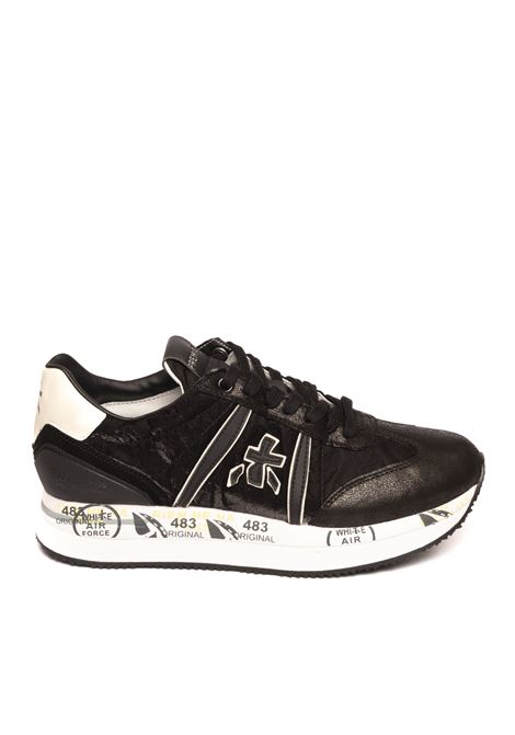 Black conny sneaker PREMIATA | CONNYCAM/NYL-6987