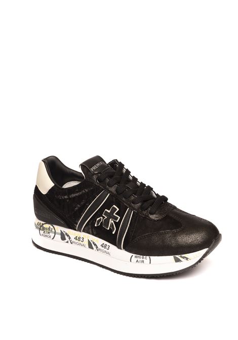 Black conny sneaker PREMIATA | CONNYCAM/NYL-6987