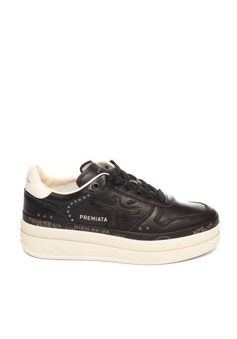 Black micol sneaker PREMIATA | MICOLPELLE-7014