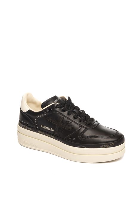 Black micol sneaker PREMIATA | MICOLPELLE-7014