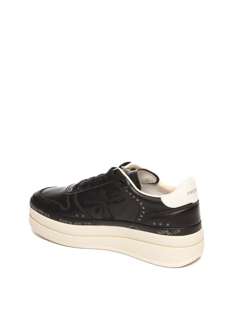 Black micol sneaker PREMIATA | MICOLPELLE-7014