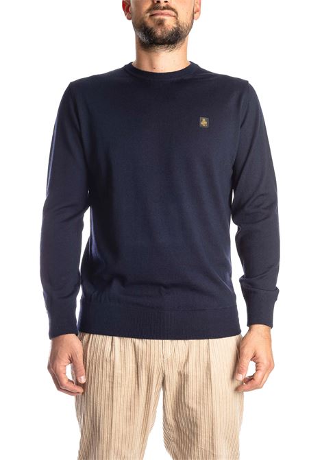 dark blue bennet pullover REFRIGIWEAR | M26908BENNET-F03700