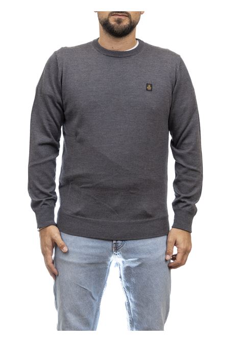 gray bennet pullover REFRIGIWEAR | M26908BENNET-G00722