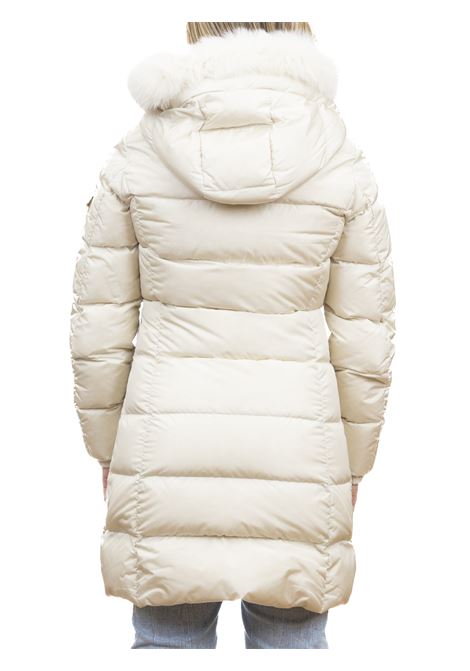 long hunter down jacket with white hood REFRIGIWEAR | W02718LONGHUNTER-A00152