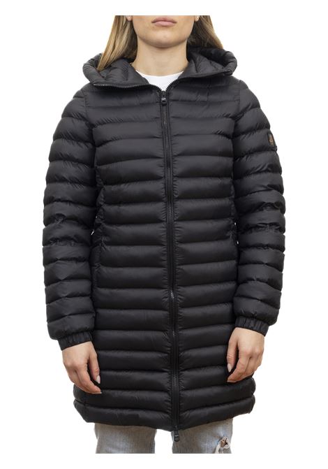 gil down jacket with black hood REFRIGIWEAR | W26708GIL-G06000