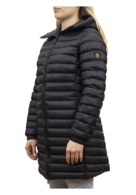 gil down jacket with black hood REFRIGIWEAR | W26708GIL-G06000