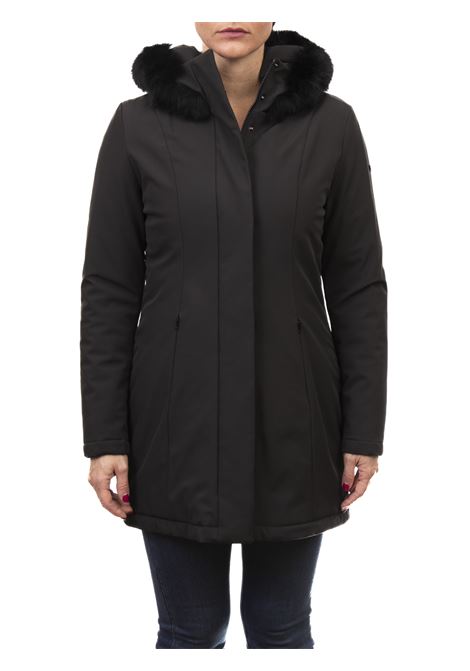 tech jacket with black hood REFRIGIWEAR | W99108LADYTECHFUR-G06000