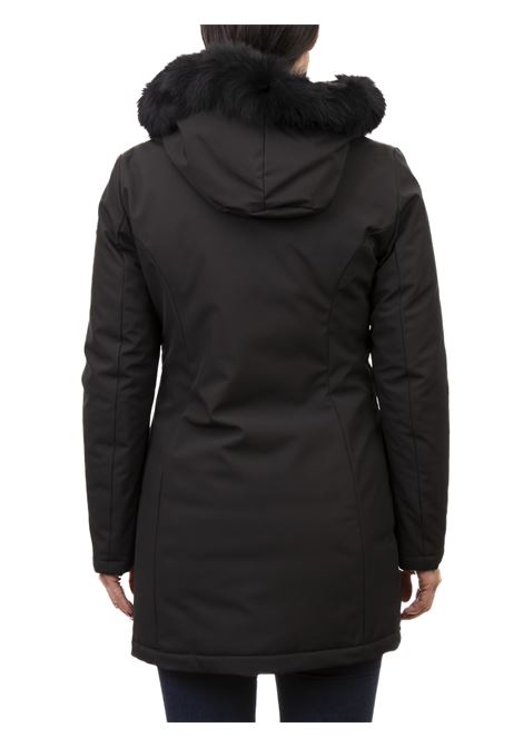 tech jacket with black hood REFRIGIWEAR | W99108LADYTECHFUR-G06000