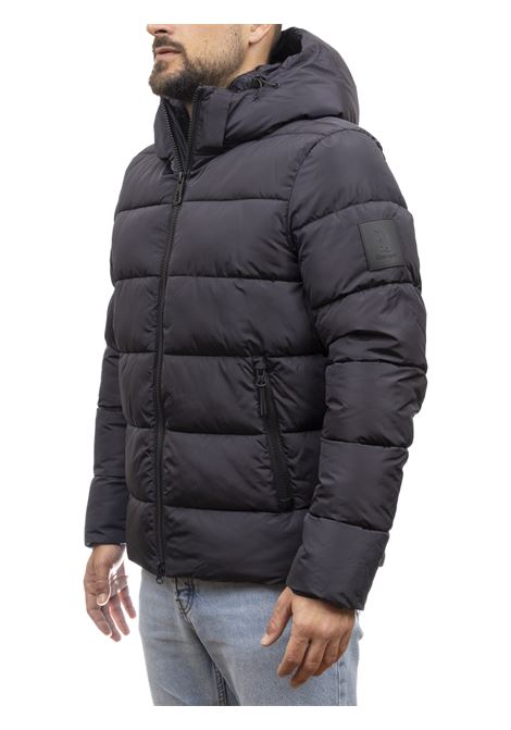 Rayes down jacket with anthracite hood REFRIGUE | 2811O00049RAYES-ANTRACITE