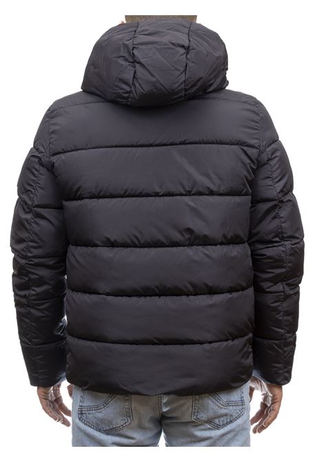 Rayes down jacket with anthracite hood REFRIGUE | 2811O00049RAYES-ANTRACITE