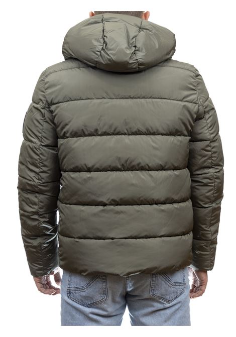 military green hooded rayes down jacket REFRIGUE | 2811O00049RAYES-MILITARY