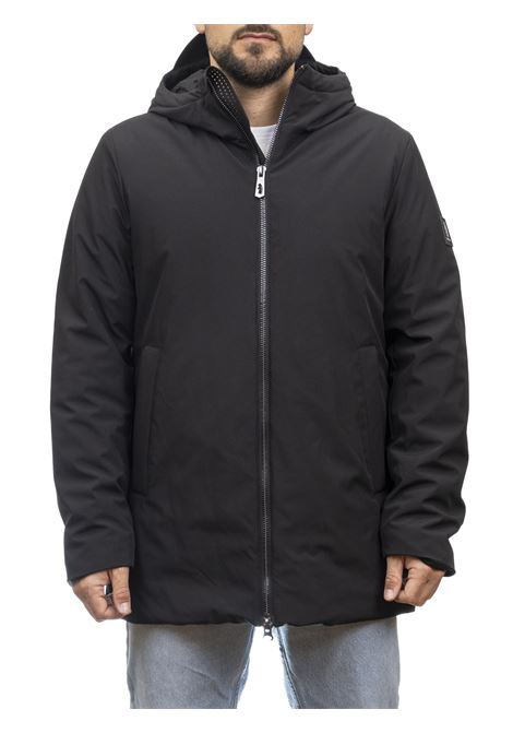 myll black hooded jacket REFRIGUE | 2811O00055MYLL-BLACK