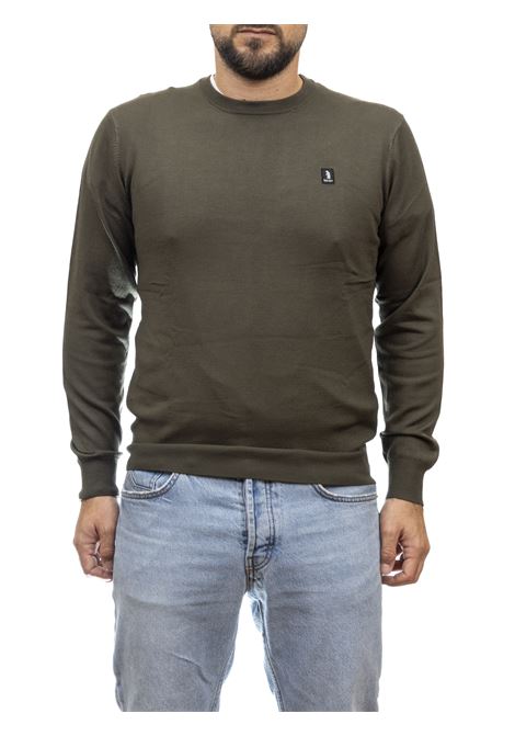 maglione logo verde militare REFRIGUE | 2811W0064CREWNECK-MILITARY