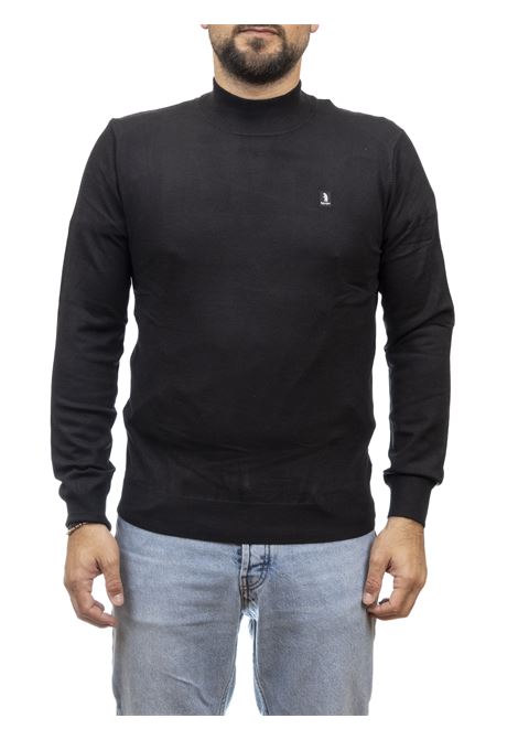 black mock turtleneck sweater REFRIGUE | 2811W0074LUPETTO-BLACK