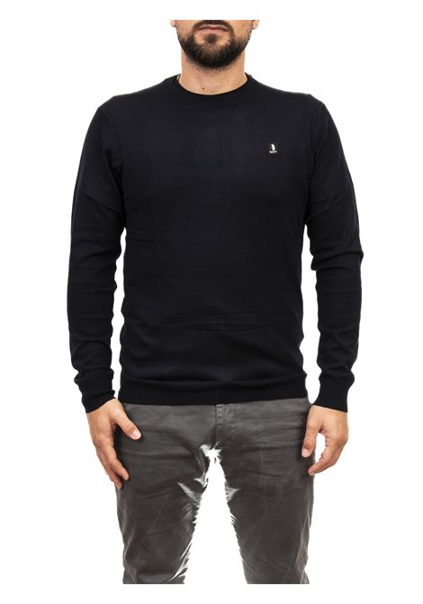 maglione logo blu navy REFRIGUE | 2811W0064CREWNECK-NAVY