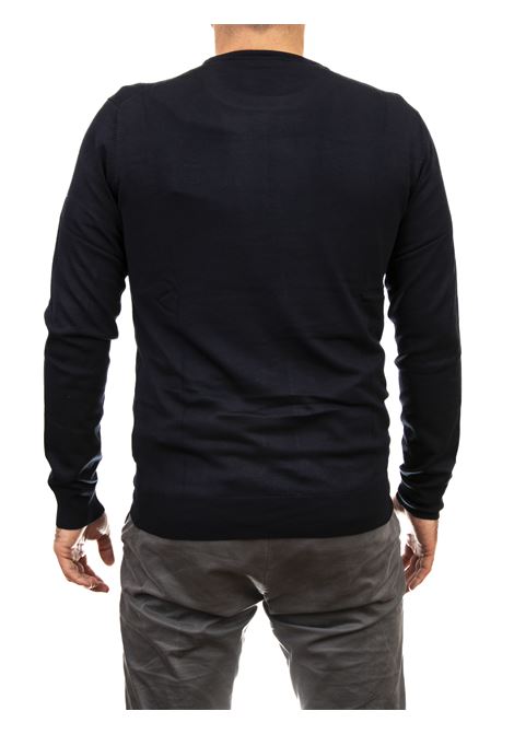 navy blue logo sweater REFRIGUE | 2811W0064CREWNECK-NAVY