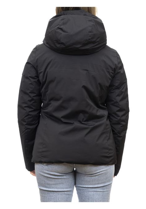 black hooded hemma down jacket REFRIGUE | 2821O00013HEMMA-BLACK