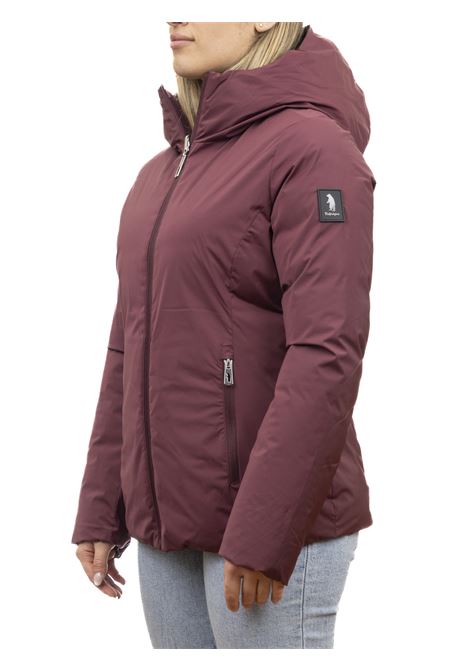 Hemma hooded down jacket in burgundy REFRIGUE | 2821O00013HEMMA-BURGUNDY