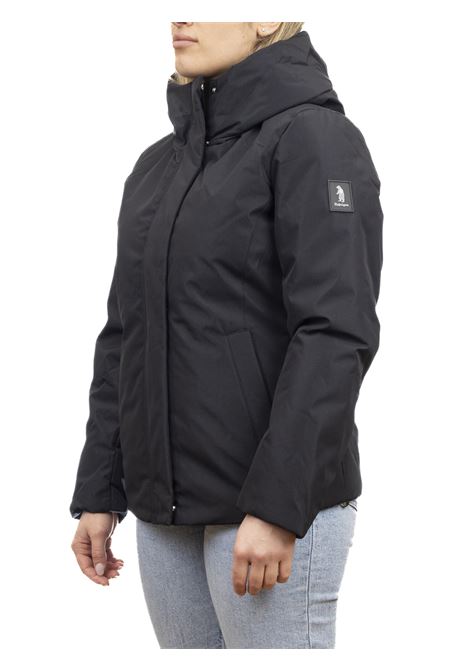 odea black hooded jacket REFRIGUE | 2821O00041ODENA-BLACK