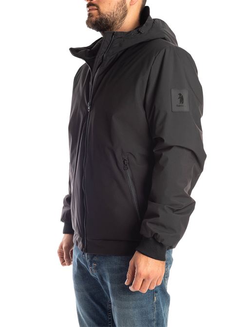 black hooded billy jacket REFRIGUE | 2811O00054BILLY-BLACK