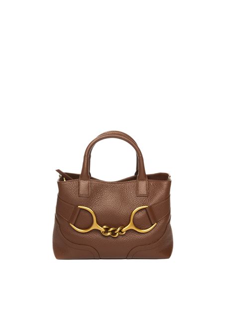 Brown hand bag with shoulder strap TOSCABLU | TF2427B82PELLE-C66