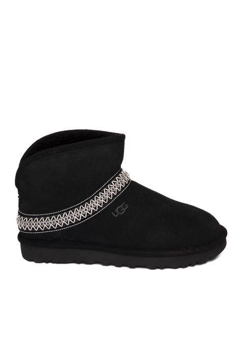 Black mini crescent boot UGG | CLASSICMINICRESCENTMONT-BLK