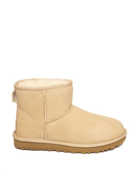 Sand mini classic logo ankle boot UGG | CLASSICMINIIMONT-SAND