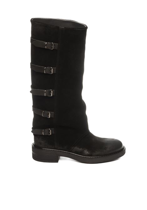 Black greased boot UP44 | AK923INGR-NERO