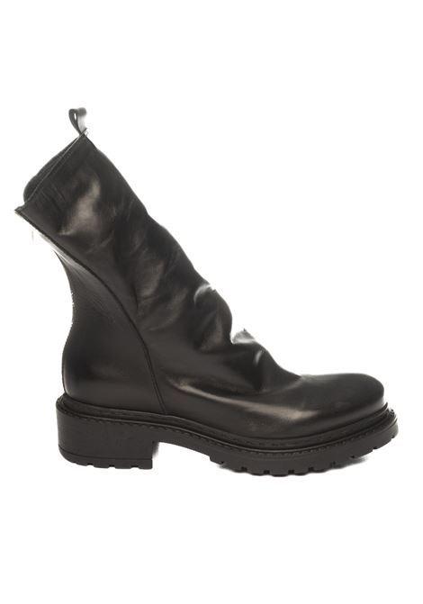 black leather boots UP44 | MA05VIT-NERO