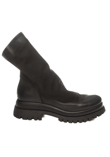 Black nabuk boot UP44 | NV05NABUCK-NERO