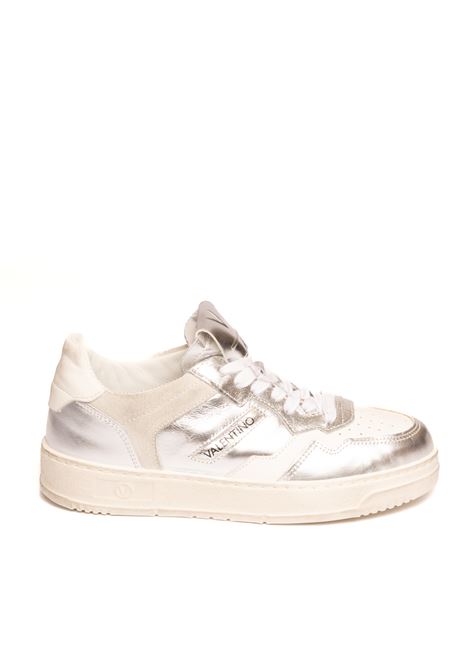 Sneaker laminato silver VALENTINO | 95A2501DLAM-SILVER