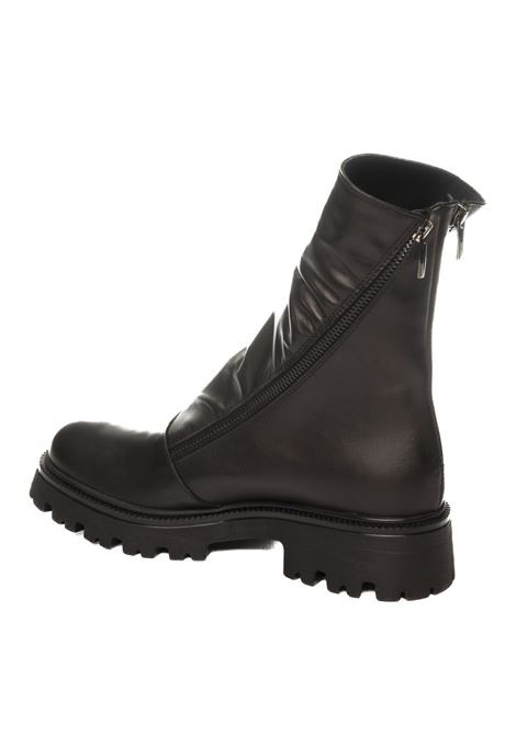 Black leather boot VSL | 7167SIDNEY-NERO