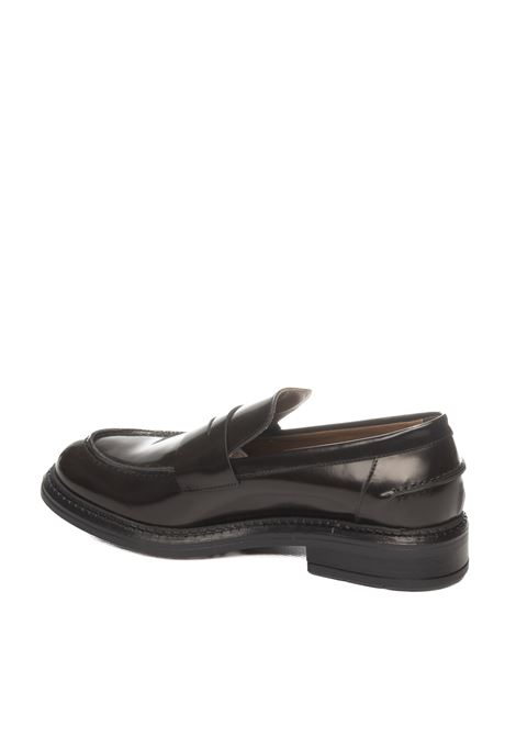 Dark brown leather loafer VSL | 7809ASPORT-MANDURIA