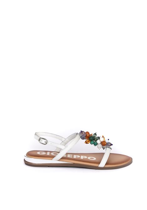 White komen sandal GIOSEPPO | 65614MUGGIO-BIANCO