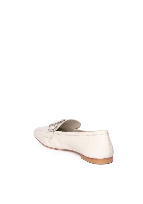 Mocassino morsetto off white VSL | 7269NAPPA-BURRO