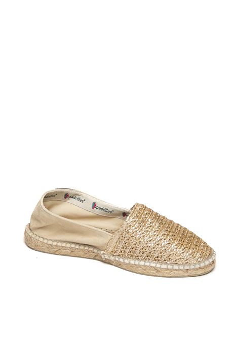 Espadrillas alpargata rafia oro ESPADRILLES | ALPARGATARAFIA-PLATINO