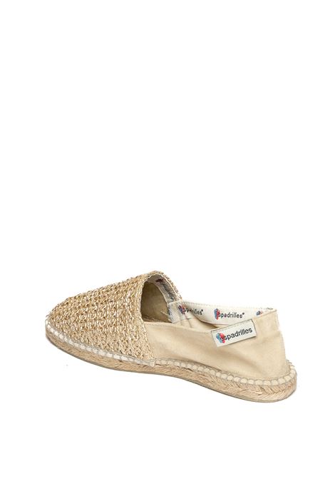 Espadrillas alpargata rafia oro ESPADRILLES | ALPARGATARAFIA-PLATINO