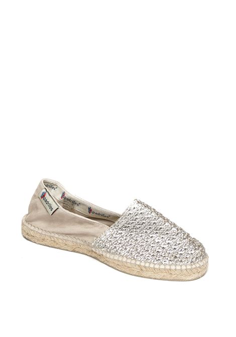 Espadrillas alpargata rafia silver ESPADRILLES | ALPARGATARAFIA-SILVER