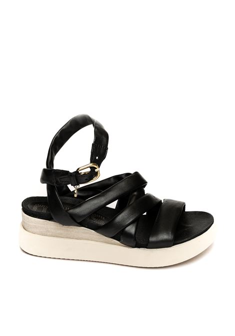 Black pouf sandal MJUS | T18001-101PELLE-0002