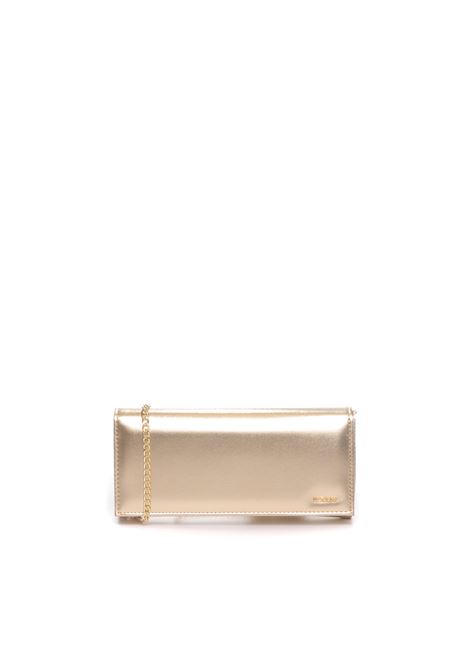 Gold clutch bag ALBANO | 1018METAL-PLATINO