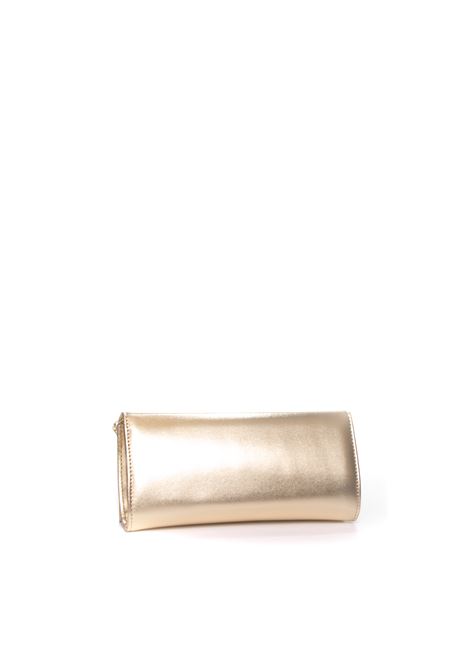 Gold clutch bag ALBANO | 1018METAL-PLATINO