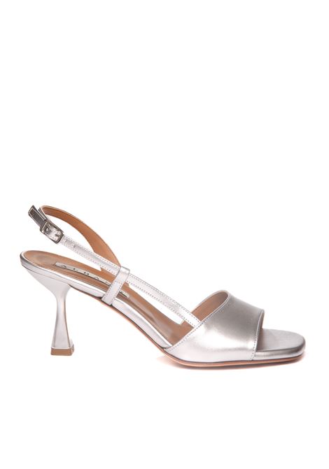 Silver 101 laminate sandal ALBANO | 101MET-ARGENTO